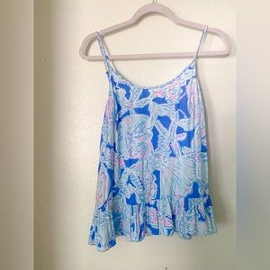 Lilly Pulitzer sleeveless silk top